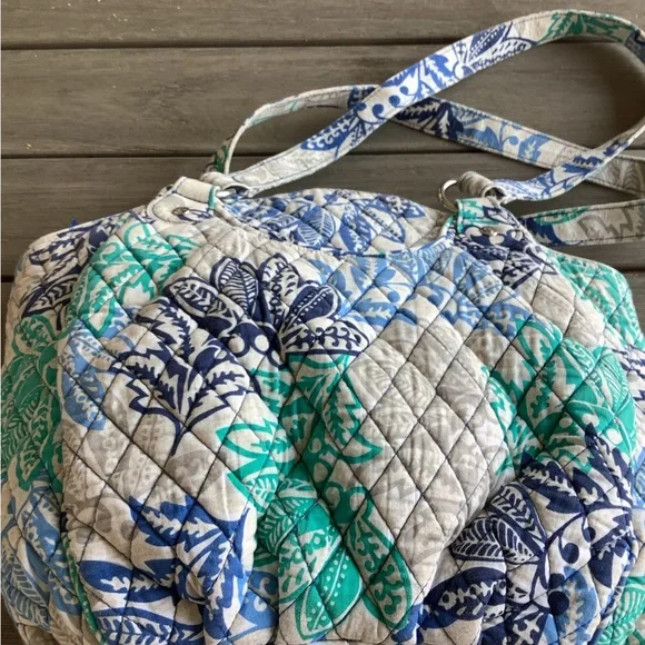 Vera Bradley | Bags | Vera Bradley Blue And Green Quilted  display picture 1